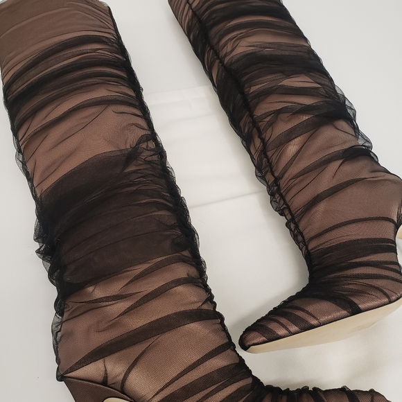 Jimmy Choo X Off-White Elisabeth 100 Boots - Picture 7 of 14